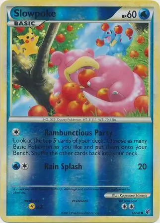 66/90 Slowpoke UD Common Reverse Holo