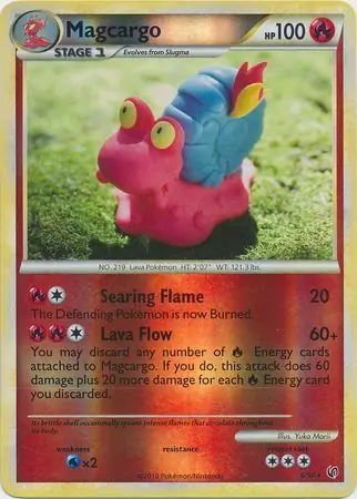 6/90 Magcargo UD Rare Holo Reverse Holo