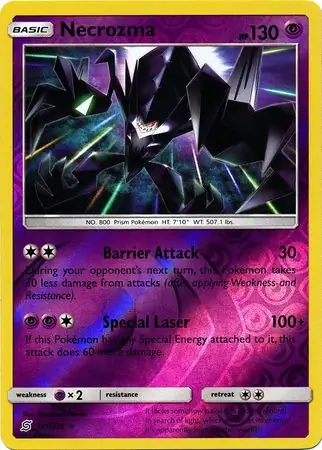 101/236 Necrozma UNM Rare Reverse Holo