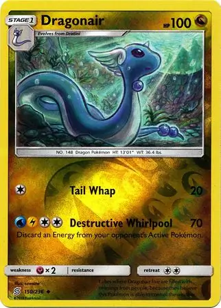 150/236 Dragonair UNM Uncommon Reverse Holo