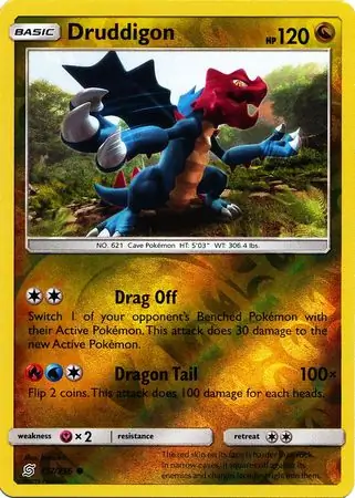 157/236 Druddigon UNM Common Reverse Holo