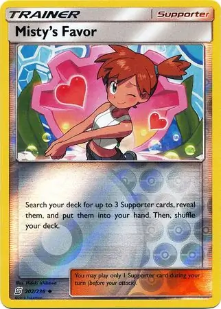 202/236 Misty's Favor UNM Uncommon Reverse Holo