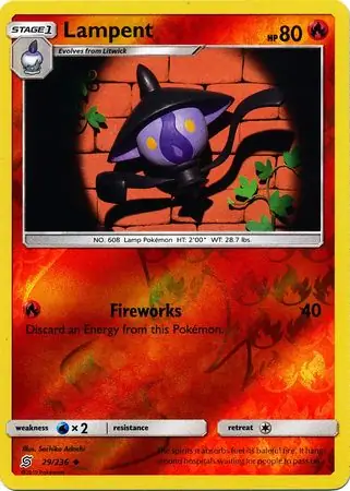29/236 Lampent UNM Uncommon Reverse Holo