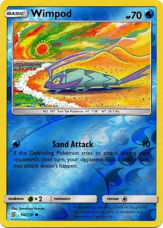 50/236 Wimpod UNM Common Reverse Holo