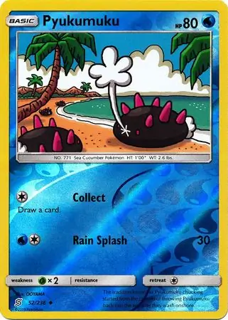 52/236 Pyukumuku UNM Uncommon Reverse Holo