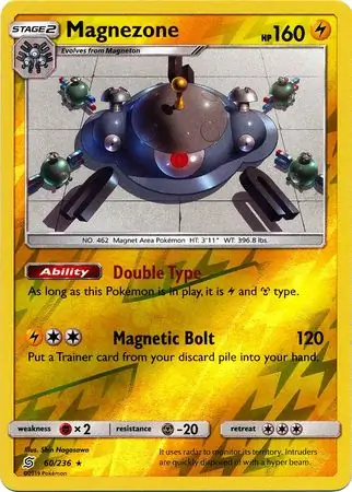 60/236 Magnezone UNM Rare Holo Reverse Holo