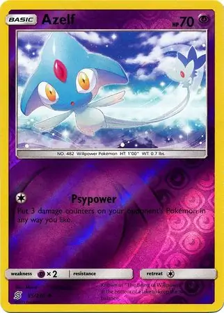 85/236 Azelf UNM Uncommon Reverse Holo