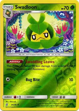 8/236 Swadloon UNM Uncommon Reverse Holo