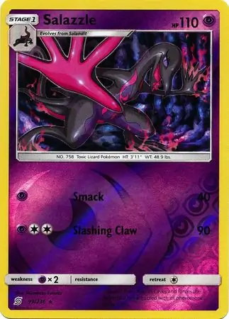 99/236 Salazzle UNM Rare Reverse Holo