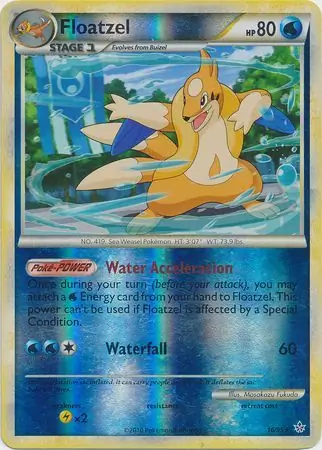 16/95 Floatzel UL Rare Reverse Holo