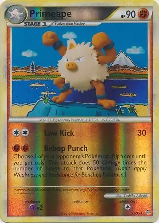 22/95 Primeape UL Rare Reverse Holo