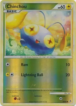 48/95 Chinchou UL Common Reverse Holo