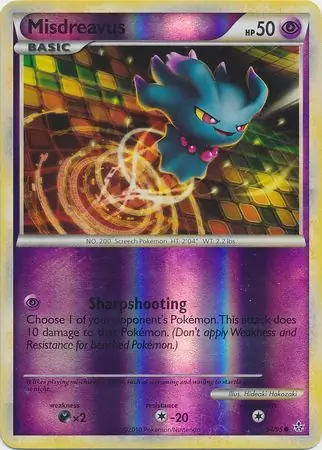 54/95 Misdreavus UL Common Reverse Holo