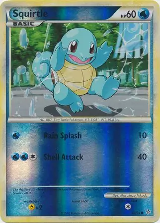 63/95 Squirtle UL Common Reverse Holo