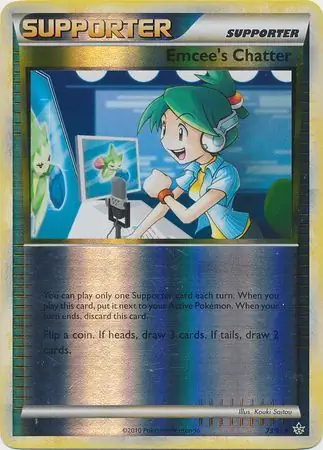 73/95 Emcee's Chatter UL Uncommon Reverse Holo