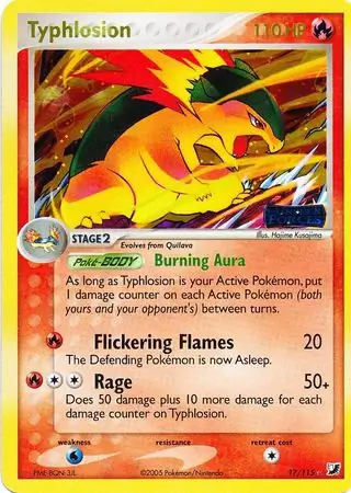 17/115 Typhlosion UF Rare Holo Reverse Holo