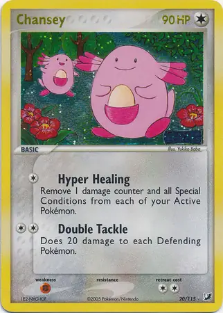 20/115 Chansey UF Rare Reverse Holo