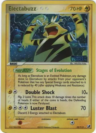 22/115 Electabuzz UF Rare Reverse Holo
