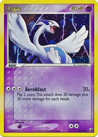 29/115 Lugia UF Rare Reverse Holo