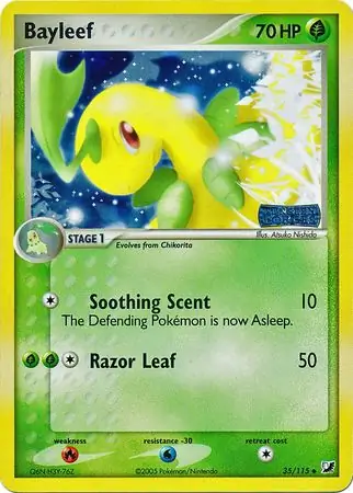 35/115 Bayleef UF Uncommon Reverse Holo