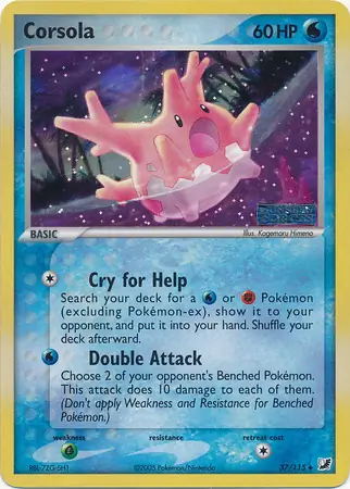 37/115 Corsola UF Uncommon Reverse Holo