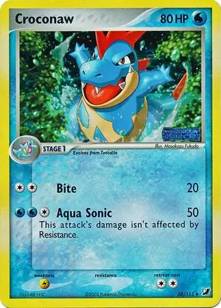 38/115 Croconaw UF Uncommon Reverse Holo