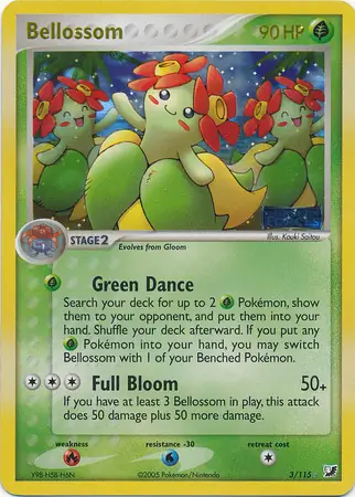 3/115 Bellossom UF Rare Holo Reverse Holo