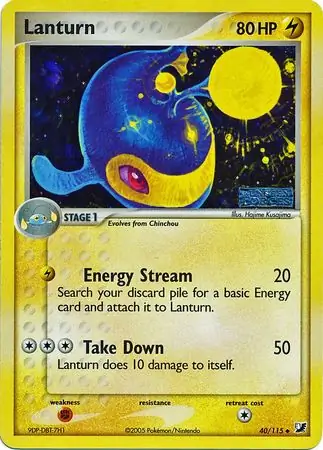 40/115 Lanturn UF Uncommon Reverse Holo
