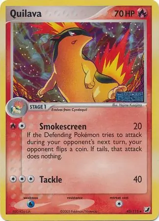 45/115 Quilava UF Uncommon Reverse Holo