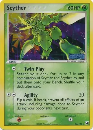 46/115 Scyther UF Uncommon Reverse Holo