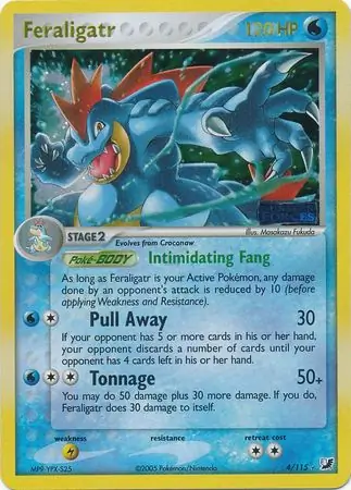 4/115 Feraligatr UF Rare Holo Reverse Holo