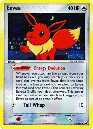 55/115 Eevee UF Common Reverse Holo