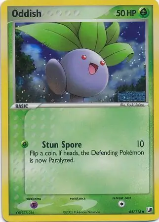64/115 Oddish UF Common Reverse Holo
