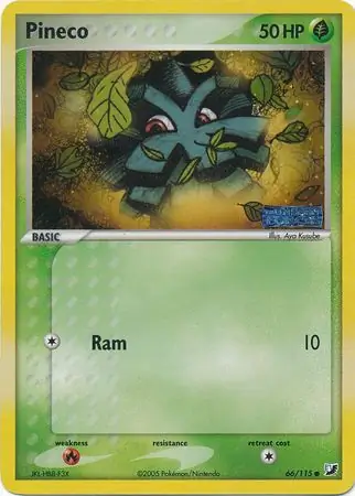 66/115 Pineco UF Common Reverse Holo