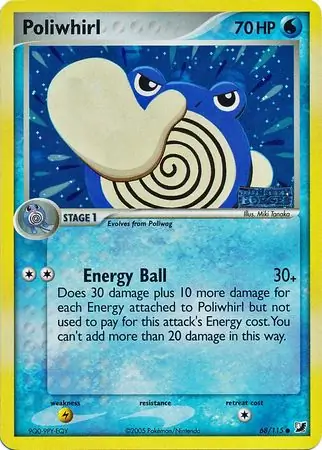 68/115 Poliwhirl UF Common Reverse Holo