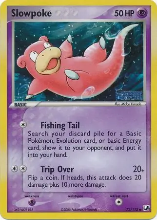 72/115 Slowpoke UF Common Reverse Holo