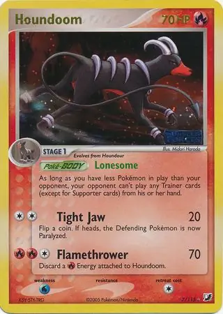 7/115 Houndoom UF Rare Holo Reverse Holo