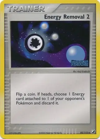 82/115 Energy Removal 2 UF Uncommon Reverse Holo