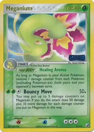 Meganium Unseen Forces 9/115 Rare Holo Reverse Holo