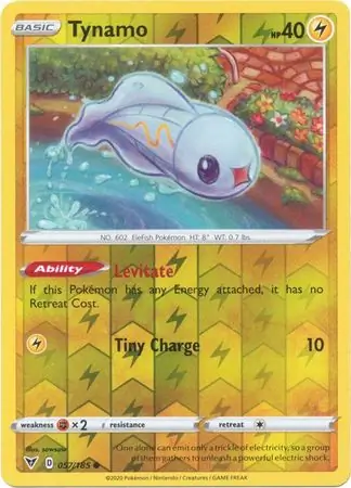 057/185 Tynamo VIV Common Reverse Holo