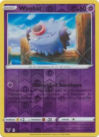 073/185 Woobat VIV Common Reverse Holo