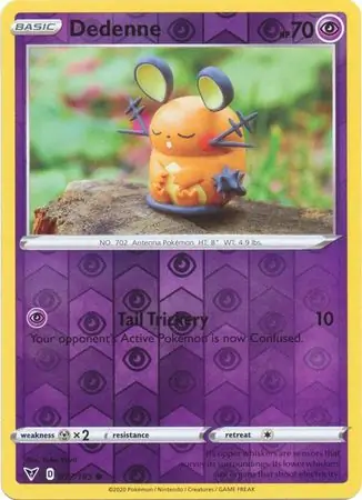 077/185 Dedenne VIV Common Reverse Holo