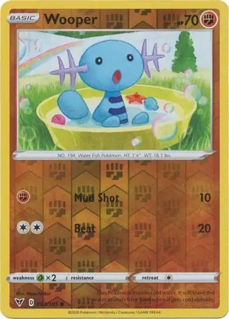 083/185 Wooper VIV Common Reverse Holo