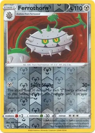 124/185 Ferrothorn VIV Uncommon Reverse Holo