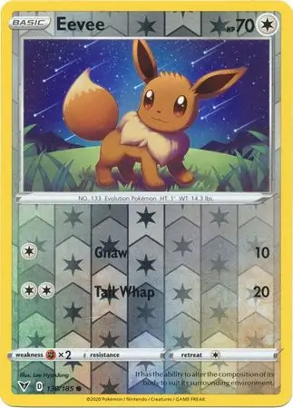 Eevee Vivid Voltage 130/185 Common Reverse Holo