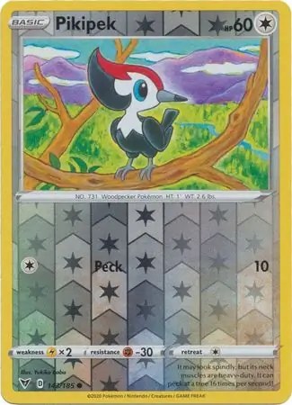 143/185 Pikipek VIV Common Reverse Holo
