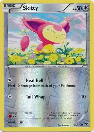 104/146 Skitty XY Common Reverse Holo
