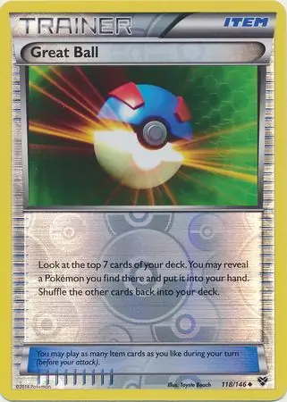 118/146 Great Ball XY Uncommon Reverse Holo