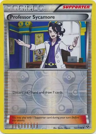 122/146 Professor Sycamore XY Uncommon Reverse Holo