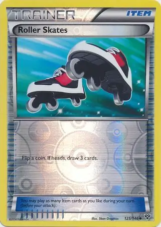 125/146 Roller Skates XY Uncommon Reverse Holo